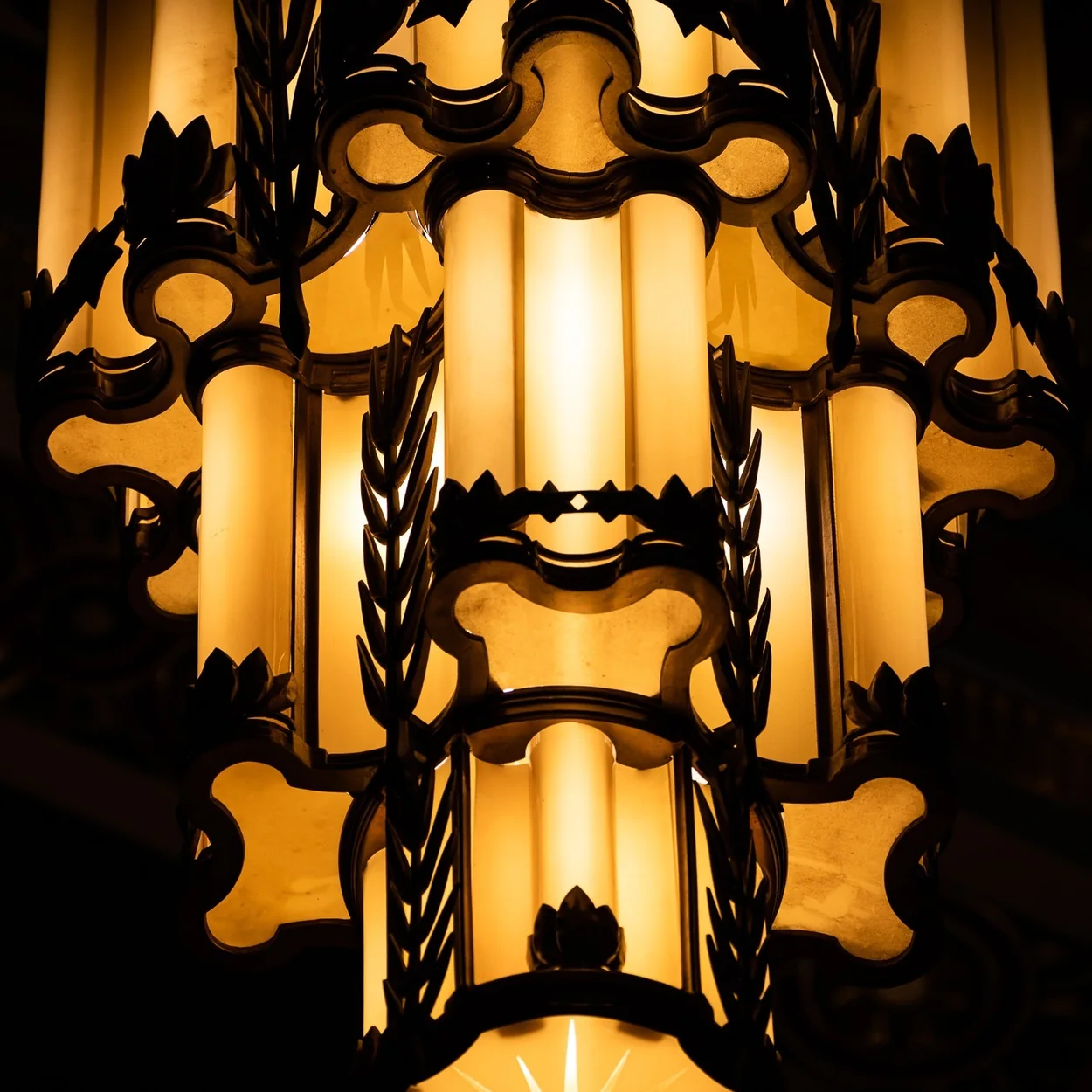 60 Great Queen Street Art Deco chandelier