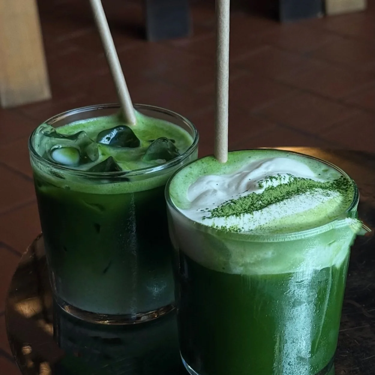 Abuelo iced matcha drinks