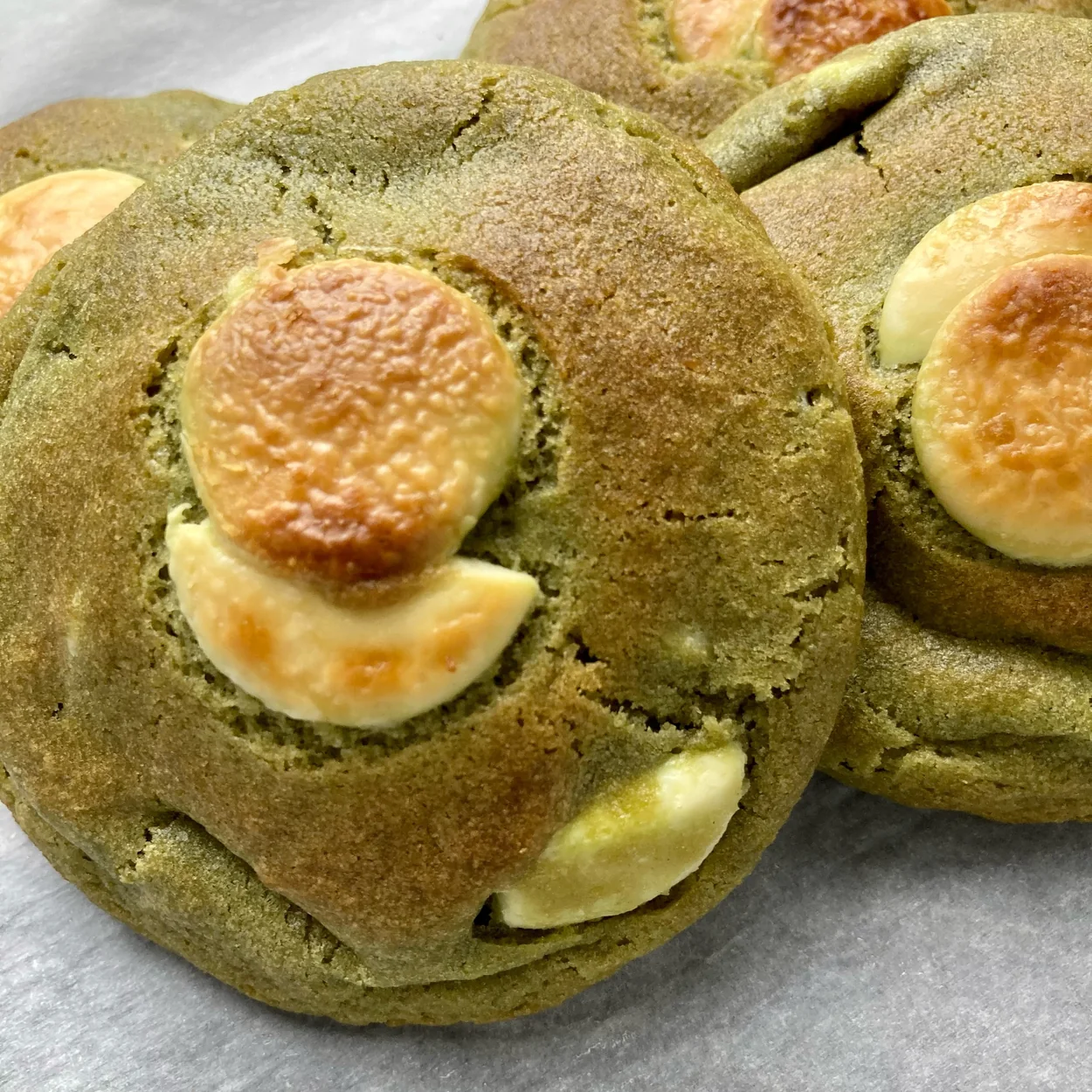 Ben's Cookies matcha and white chocolate cookies