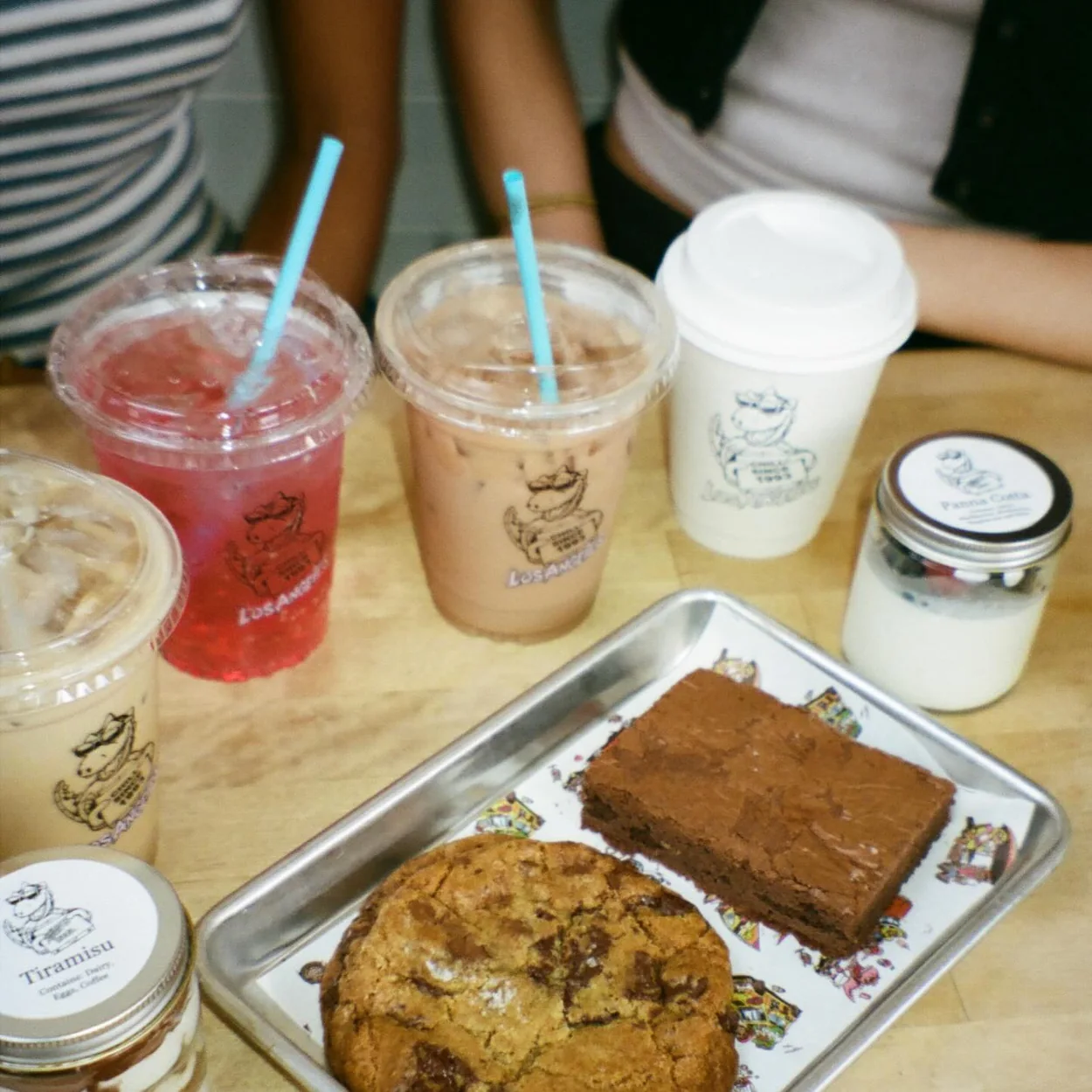 Chill Since '93 iced drinks, cookie and brownie