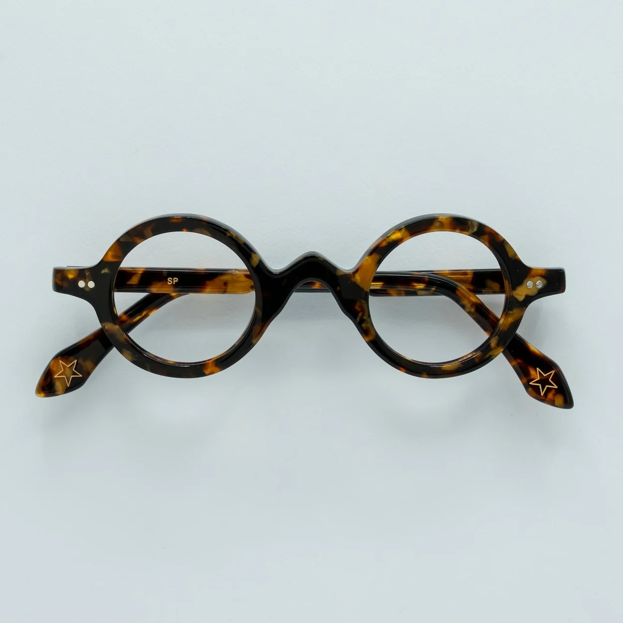 Cubitts round tortoiseshell spectacles