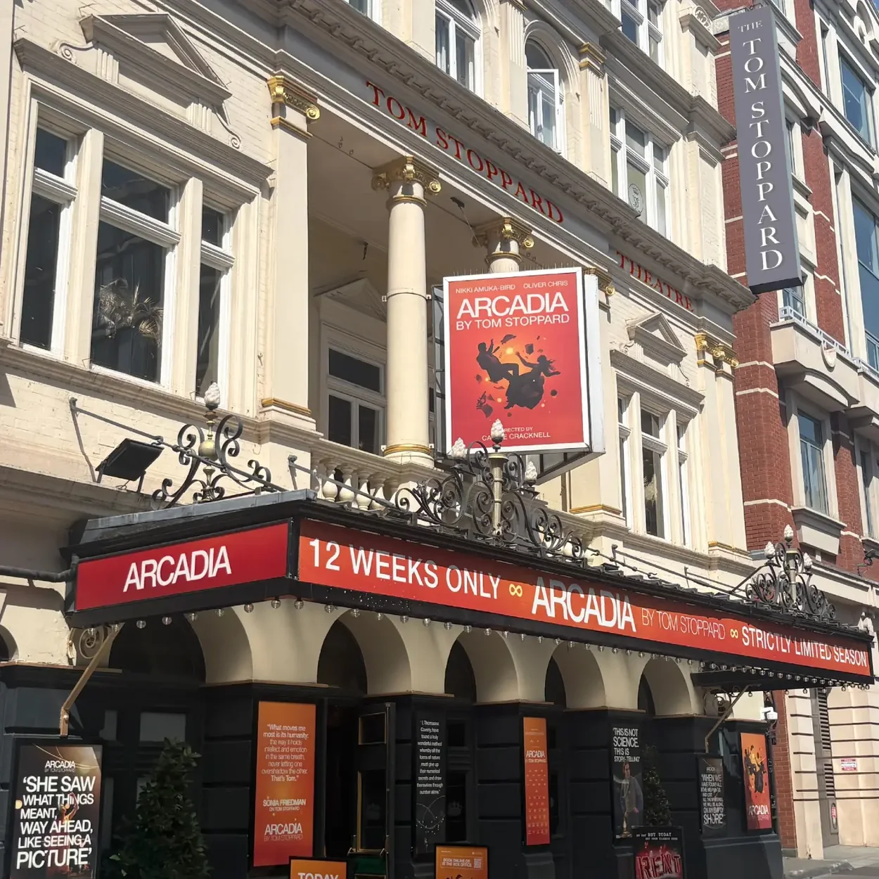 Duke of York's Theatre facade on St Martin's Lane