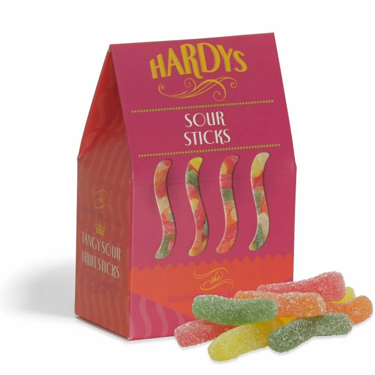 Hardys Original Sweetshop Sour Sticks gift carton