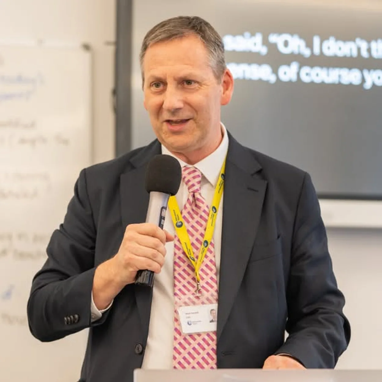 International House London speaker presenting in a classroom