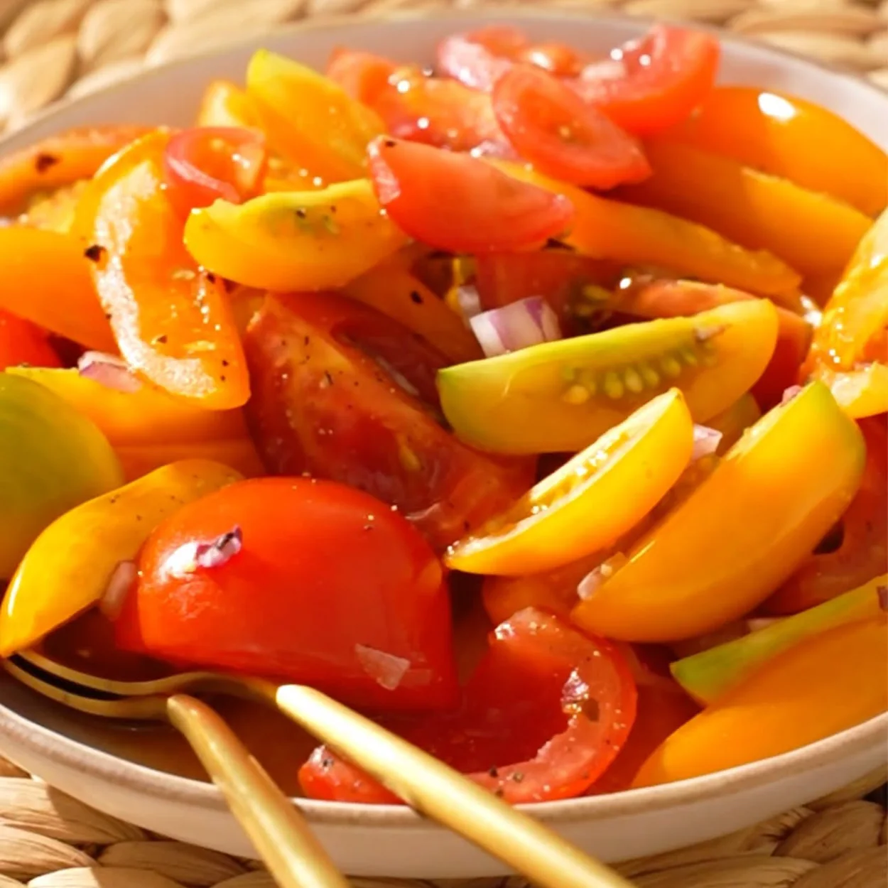 Marks & Spencer Foodhall heritage tomato salad