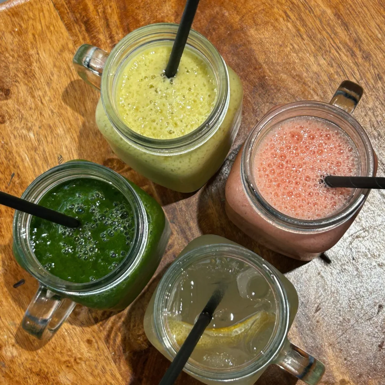 Neal Street Espresso fruit smoothies in jars