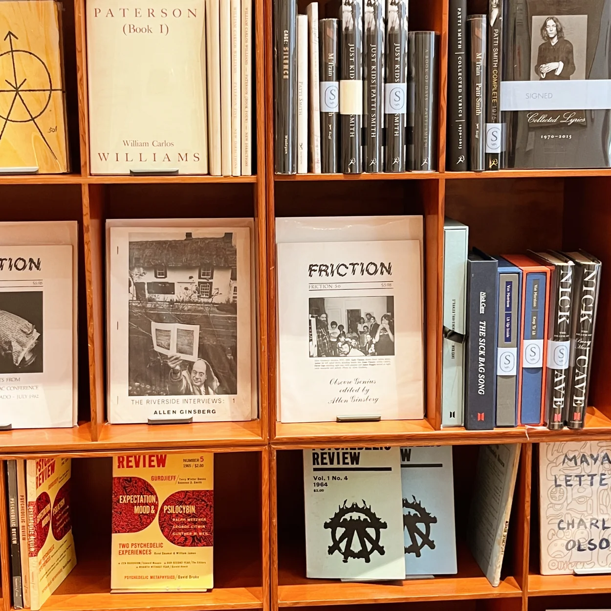 Sotheran's shelves of modern first editions and literary magazines