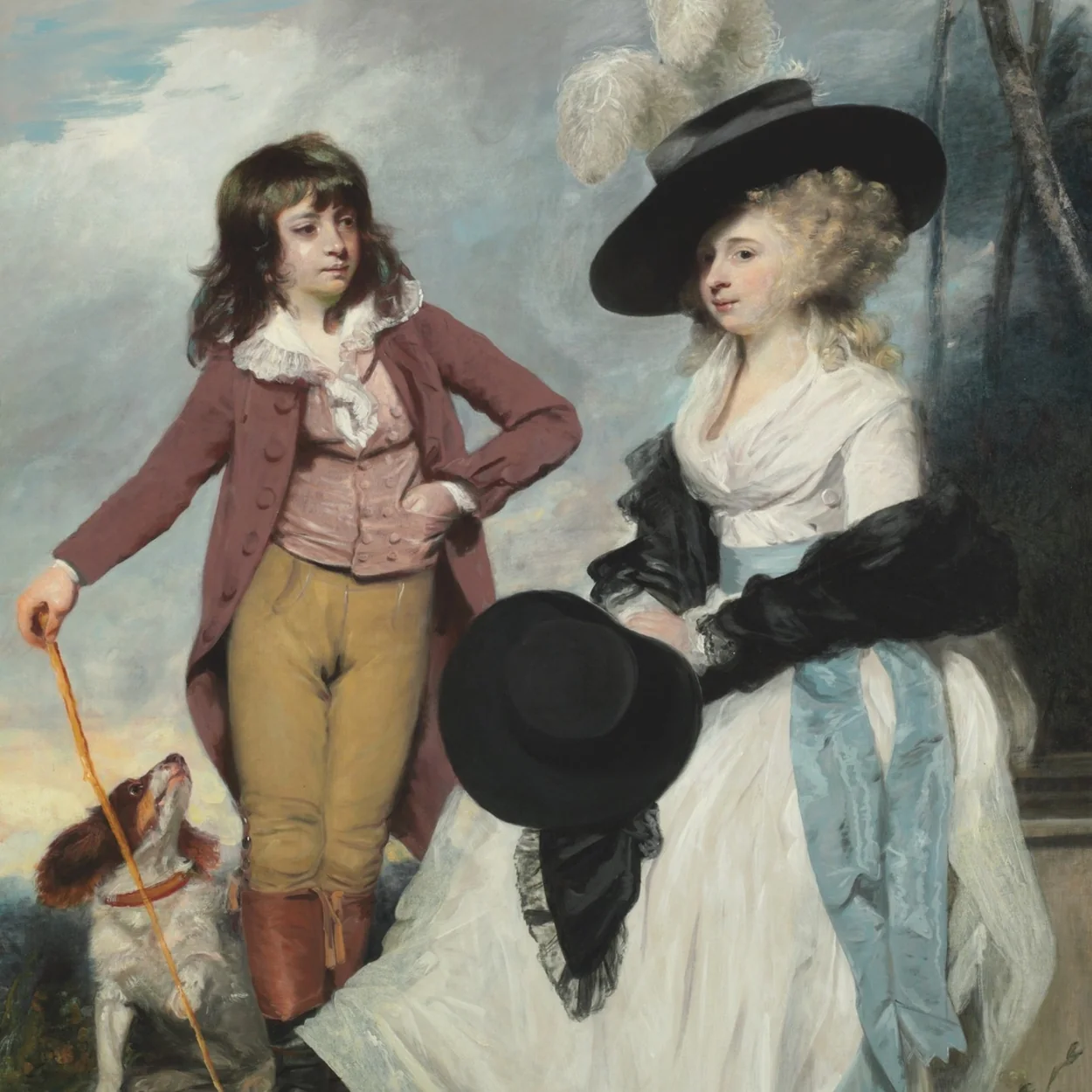 The Courtauld Gallery eighteenth-century double portrait