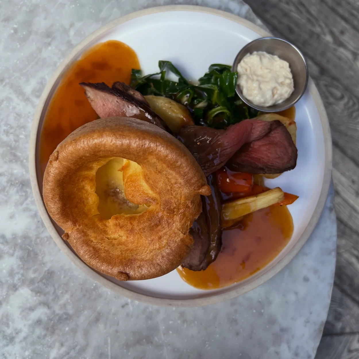 The Marquess of Anglesey Sunday roast with Yorkshire pudding